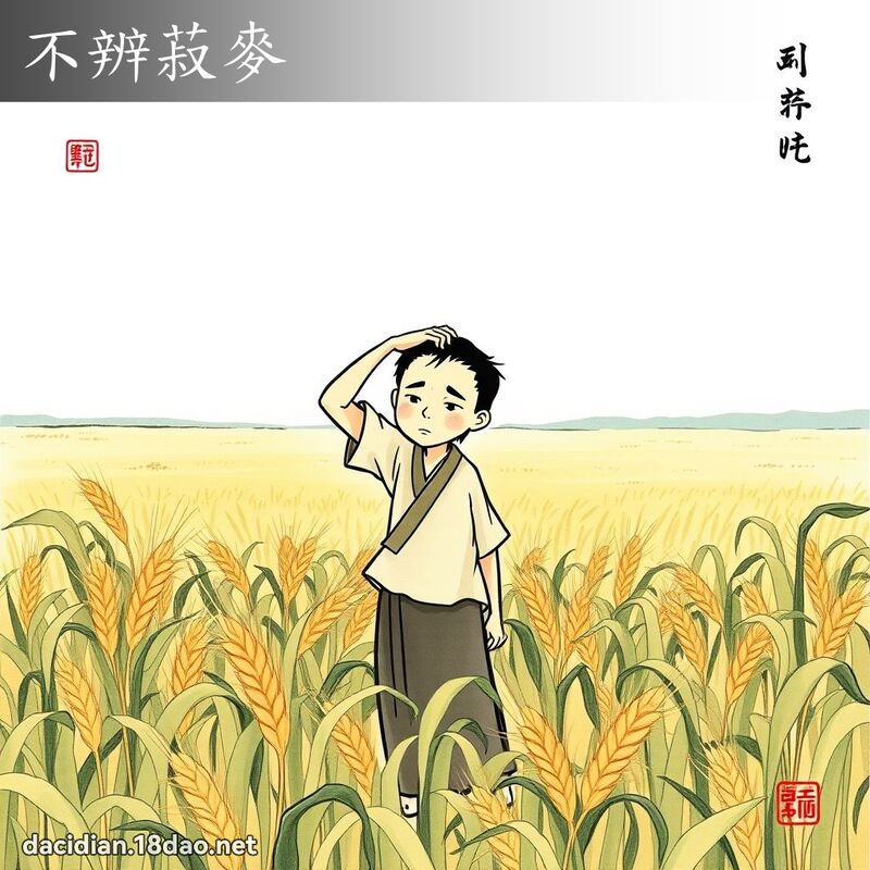 不辨菽麦 配图