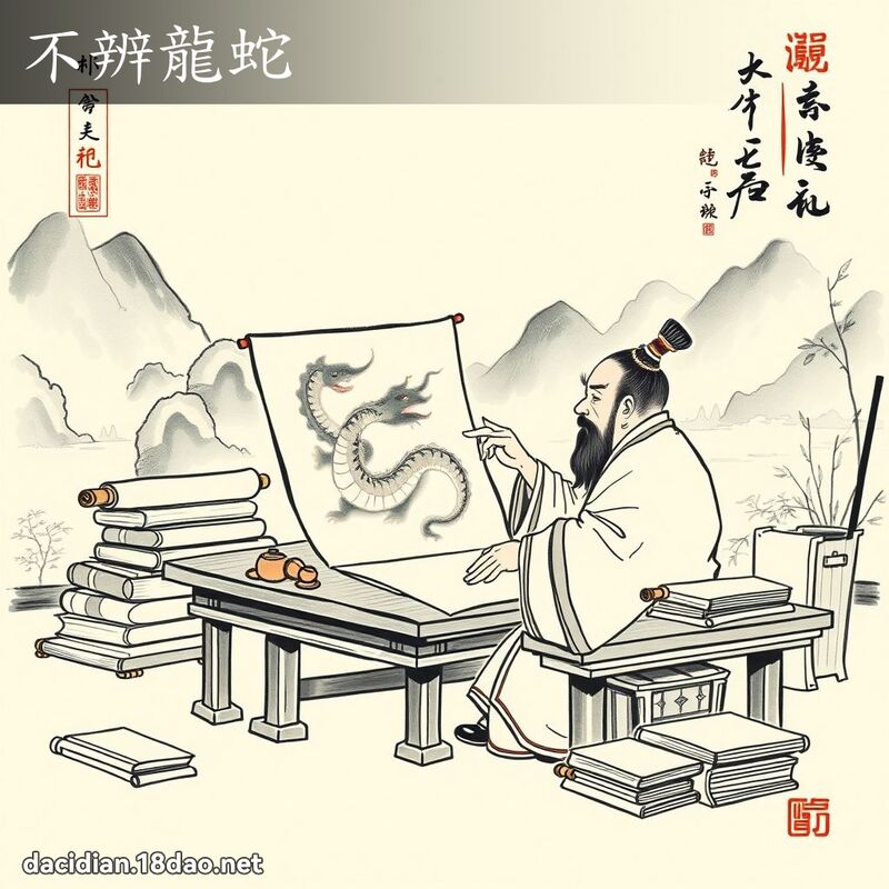 不辨龙蛇 配图
