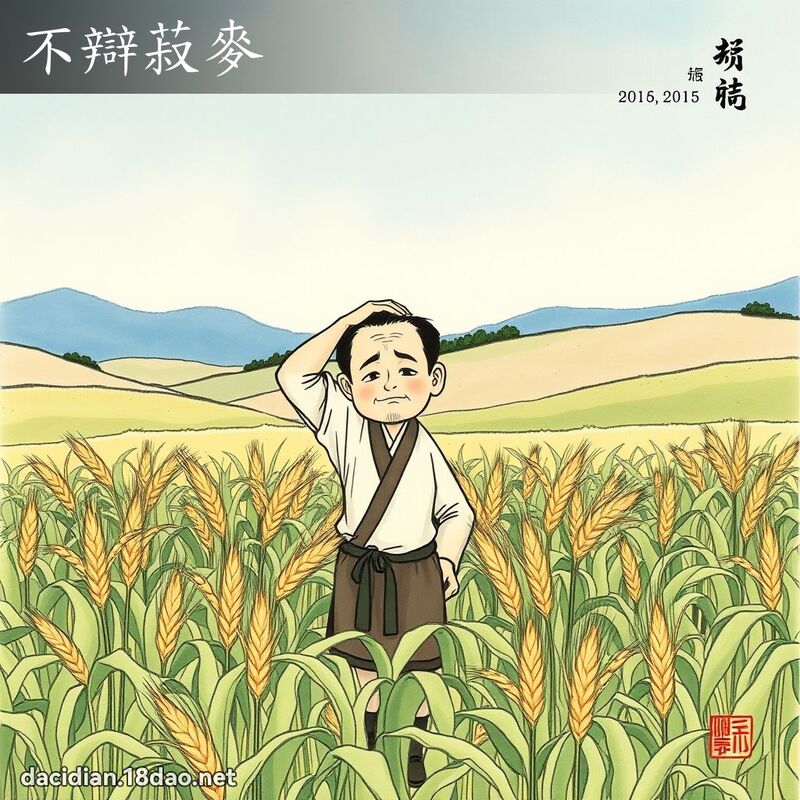 不辩菽麦 配图