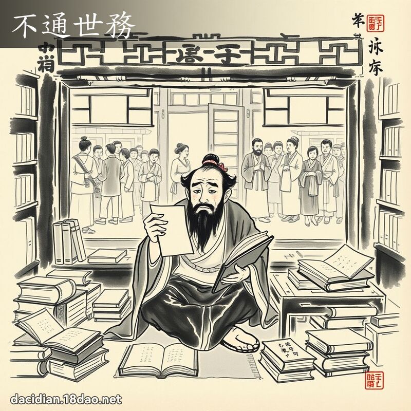 不通世务 配图