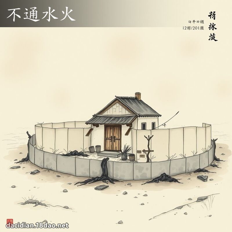 不通水火 配图