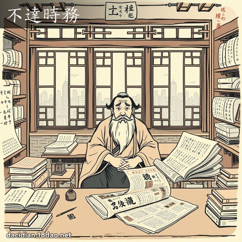 不达时务 配图