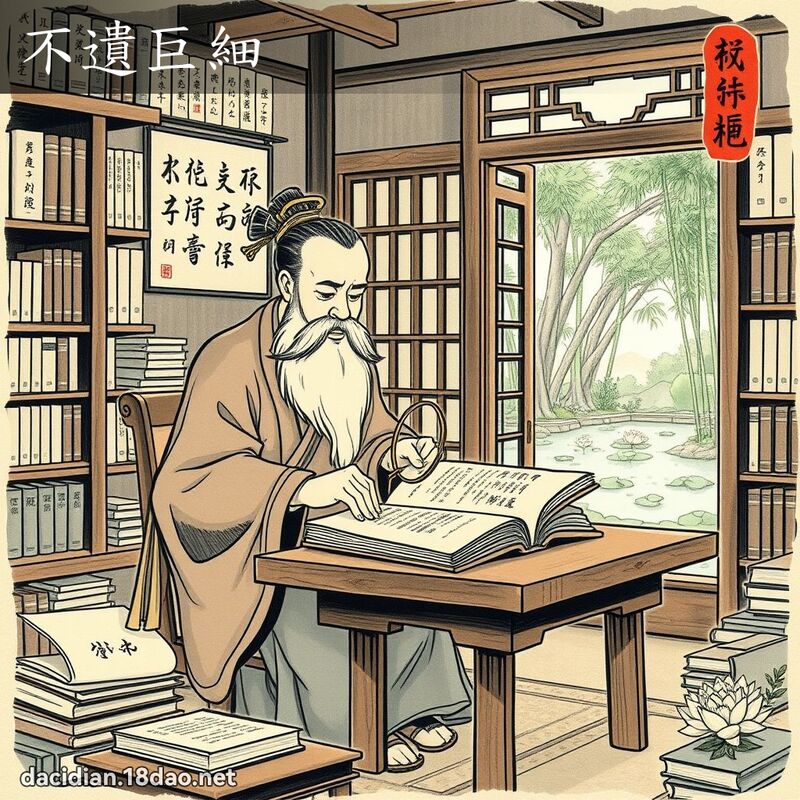 不遗巨细 配图