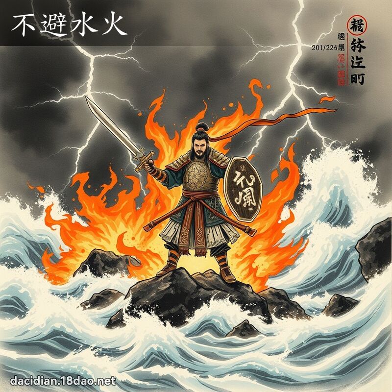 不避水火 配图
