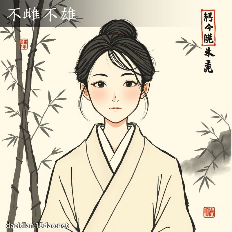 不雌不雄 配图