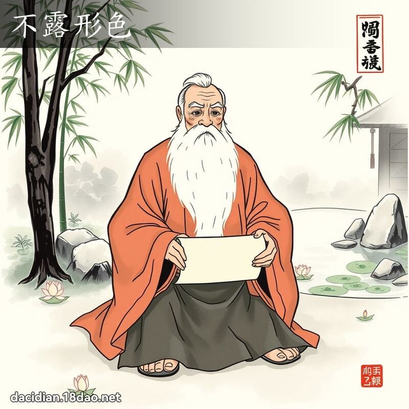 不露形色 配图