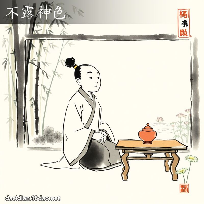 不露神色 配图