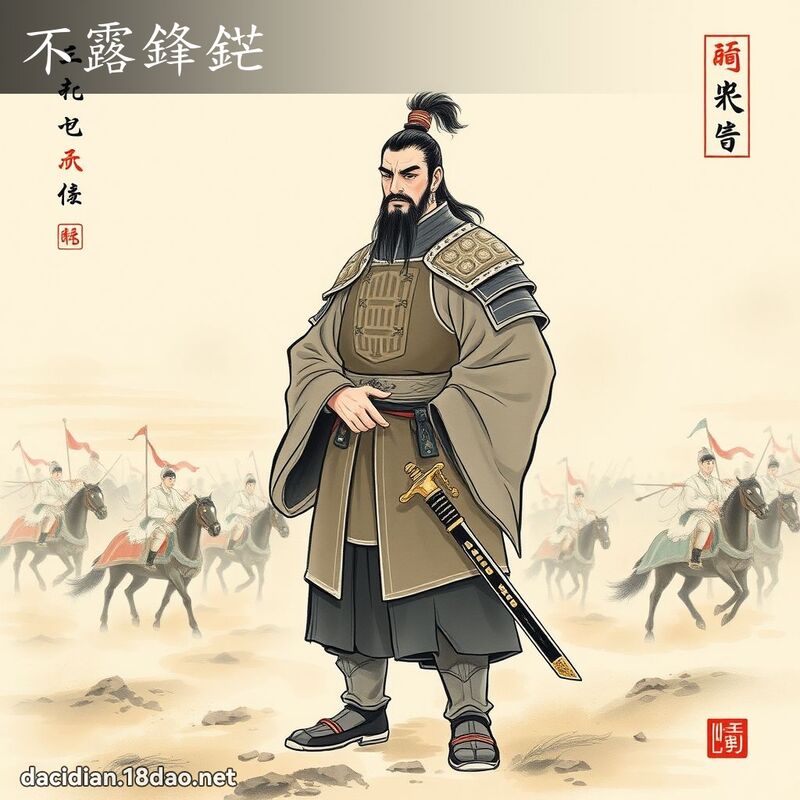 不露锋鋩 配图