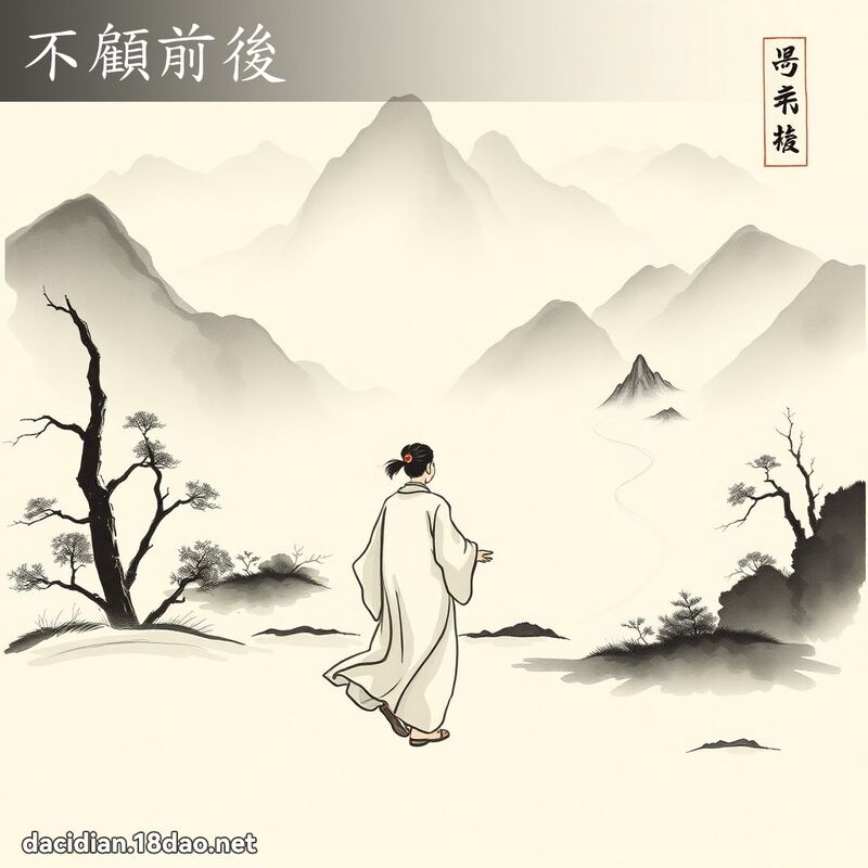 不顾前后 配图