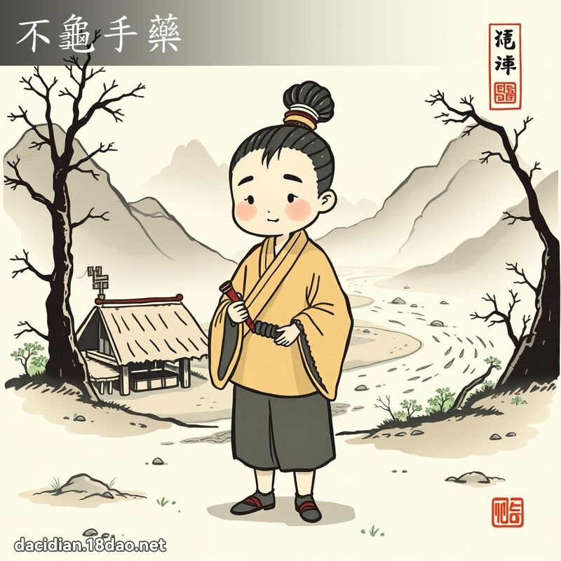 不龟手药 配图