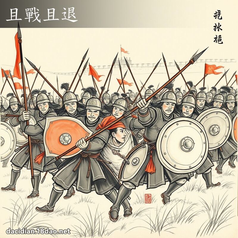 且战且退 配图