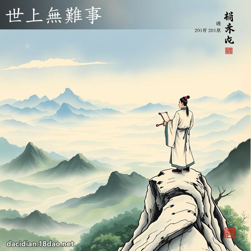 世上无难事 配图
