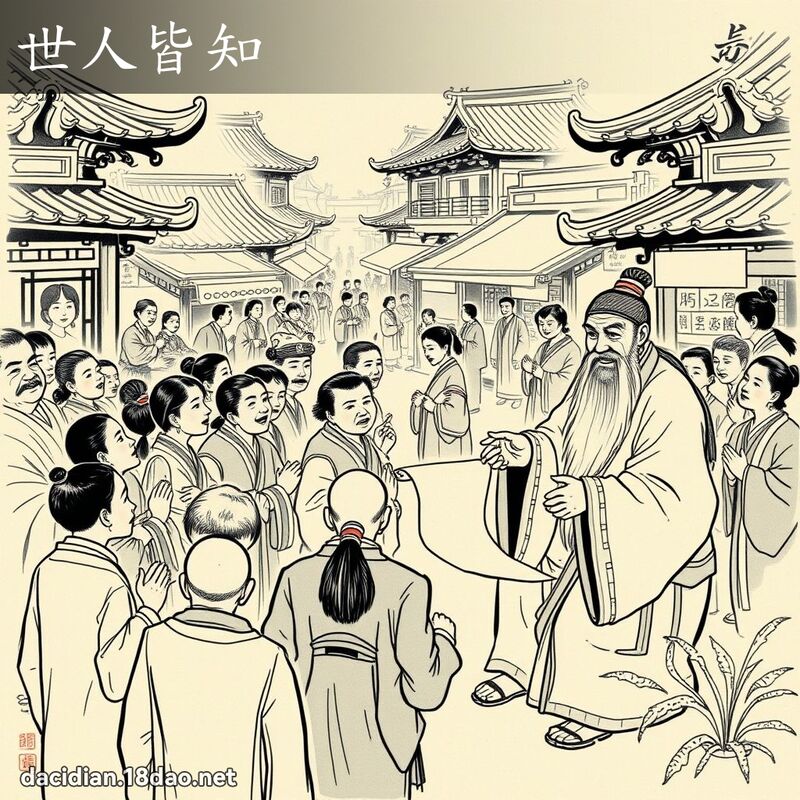 世人皆知 配图