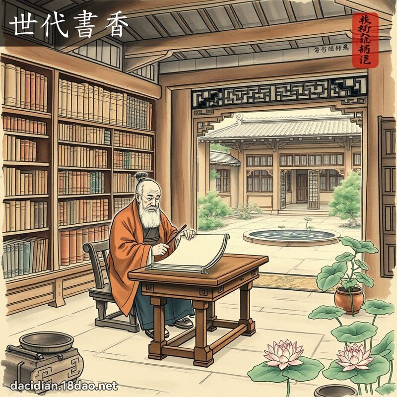 世代书香 配图
