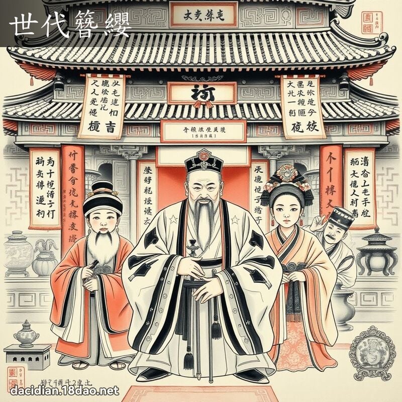 世代簪缨 配图