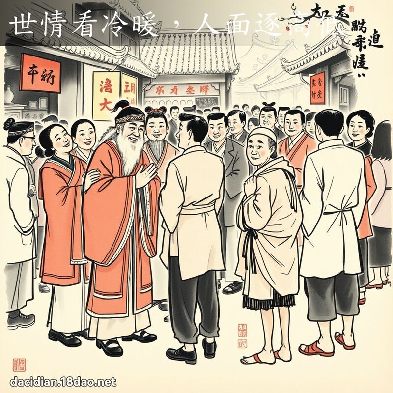 世情看冷暖,人面逐高低 配图