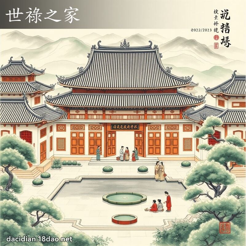世禄之家 配图
