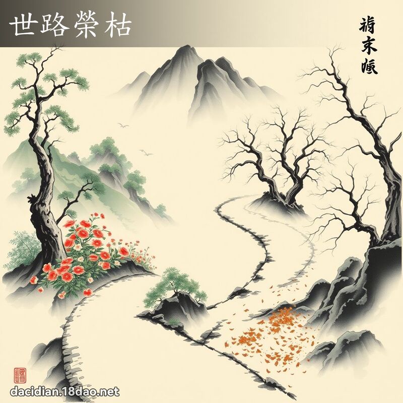 世路荣枯 配图