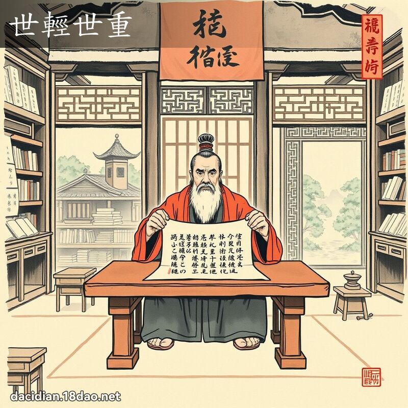 世轻世重 配图
