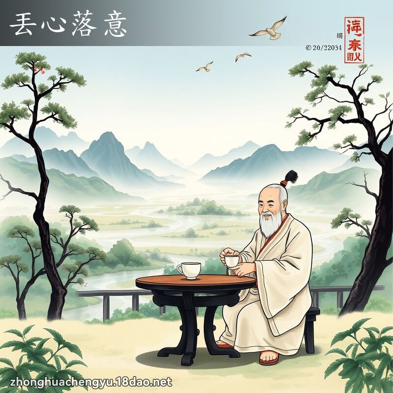 丟心落意 - 中华成语配图