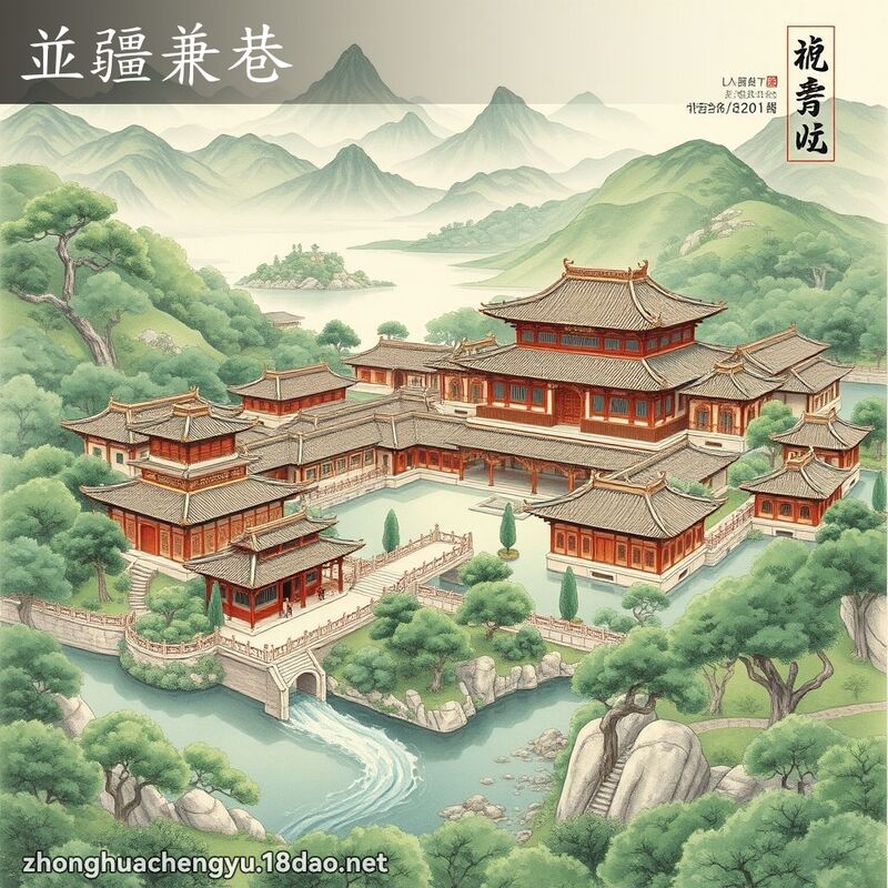 並疆兼巷 - 中华成语配图