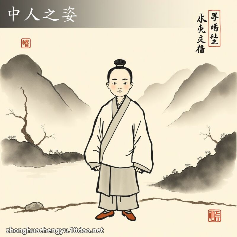 中人之姿 - 中華成語配圖