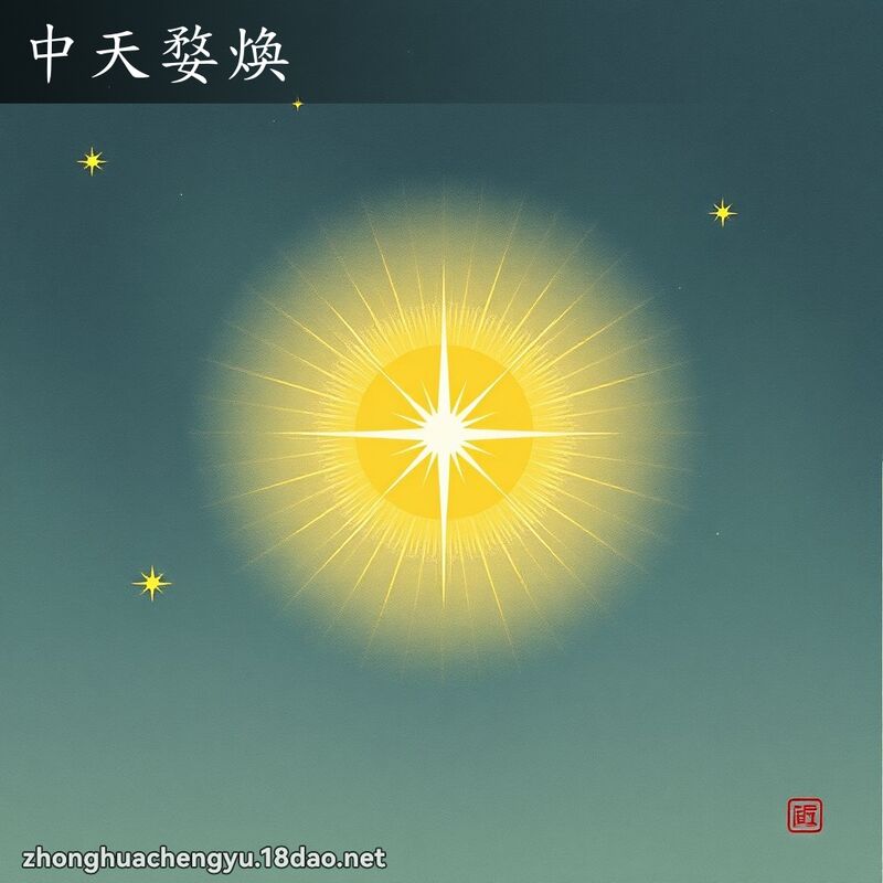 中天婺焕 - 中华成语配图
