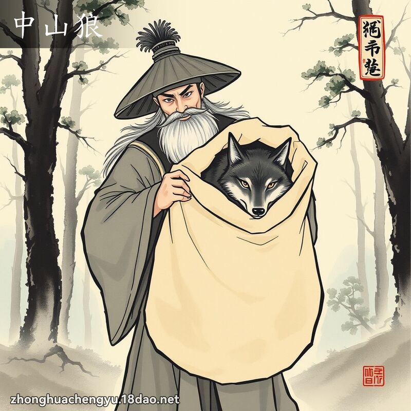 中山狼 - 中華成語配圖