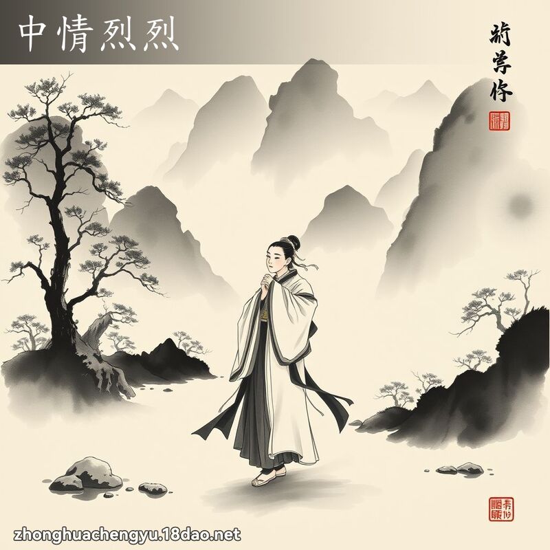 中情烈烈 - 中華成語配圖