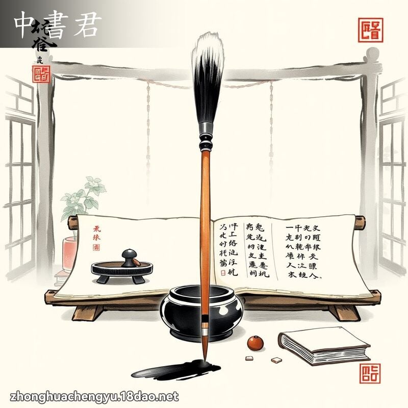 中書君 - 中華成語配圖