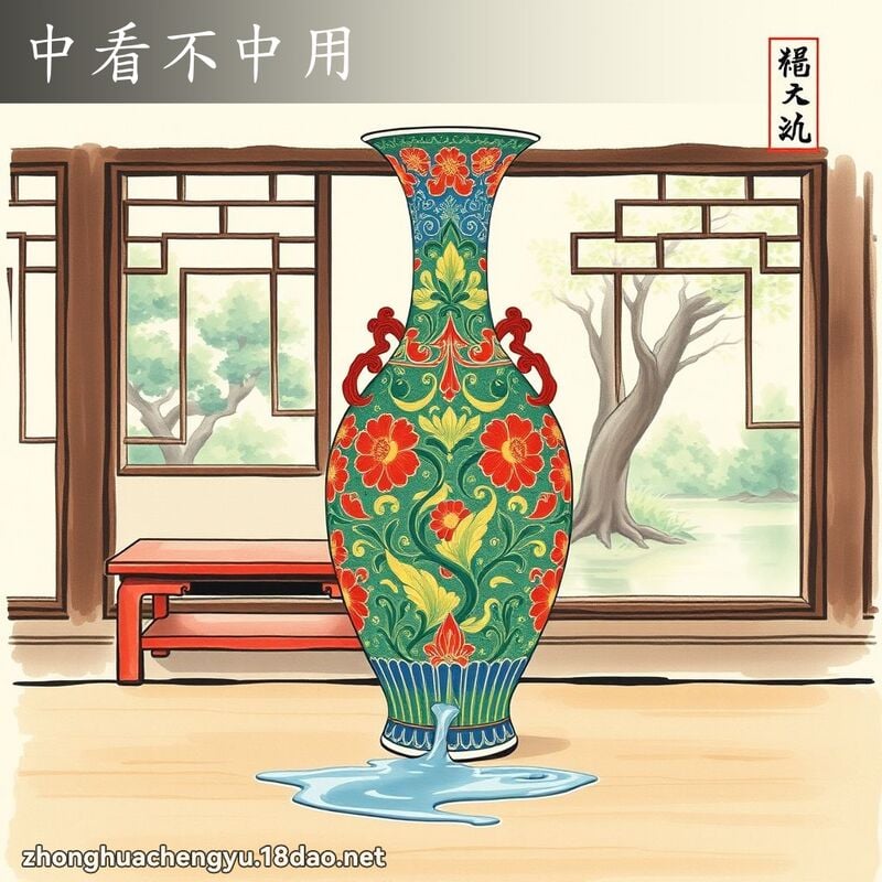 中看不中用 - 中華成語配圖