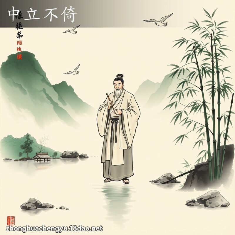 中立不倚 配图