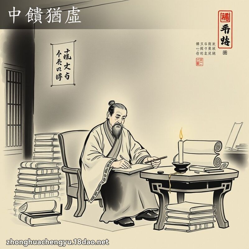 中馈犹虚 配图