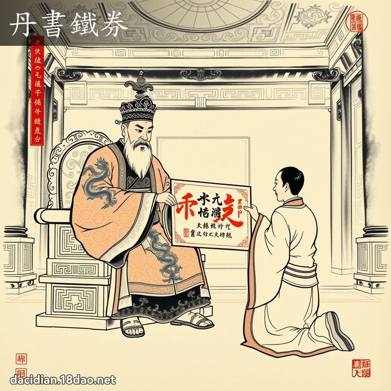 丹书铁券 配图