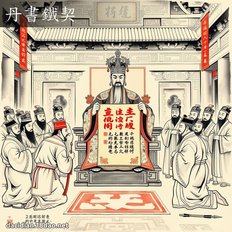 丹书铁契 配图
