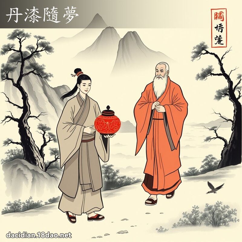 丹漆隨梦 配图