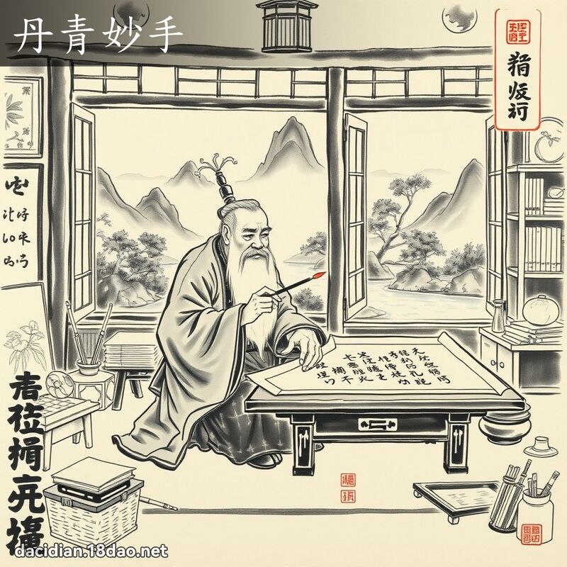 丹青妙手 配图