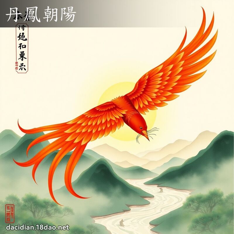 丹凤朝阳 配图