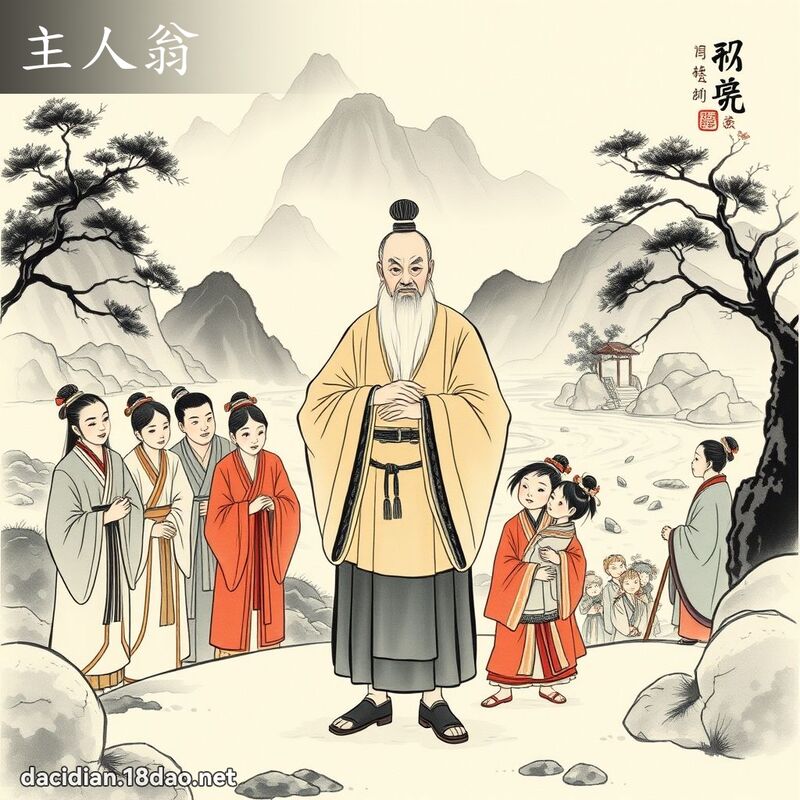主人翁 - 中华成语配图