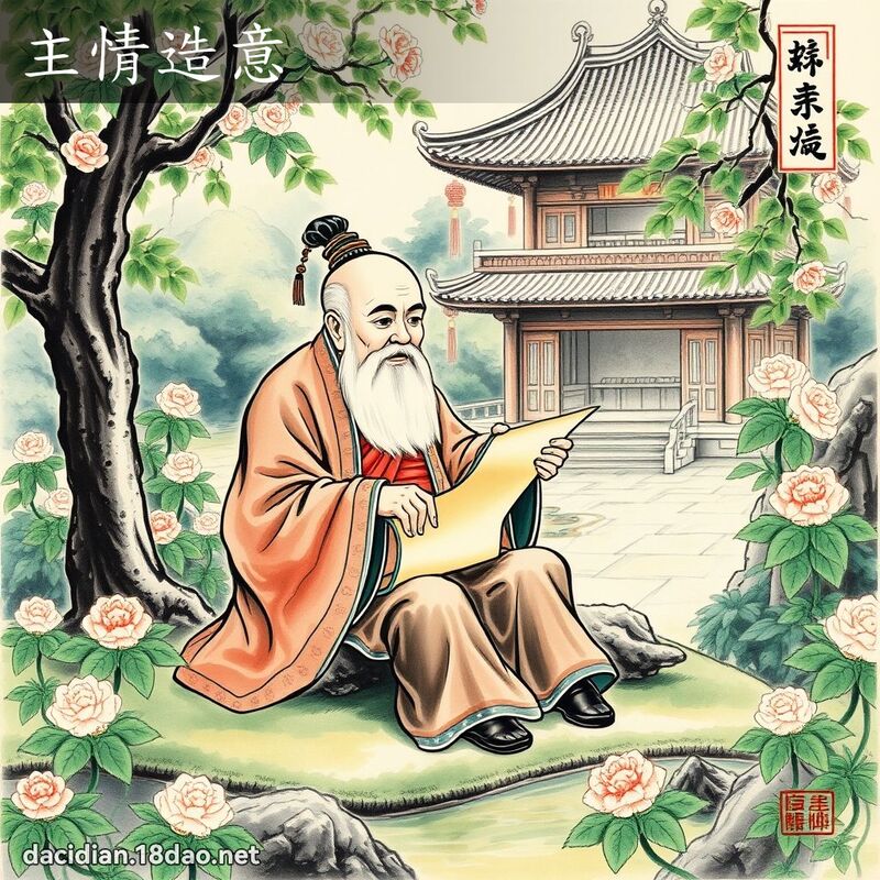主情造意 配图