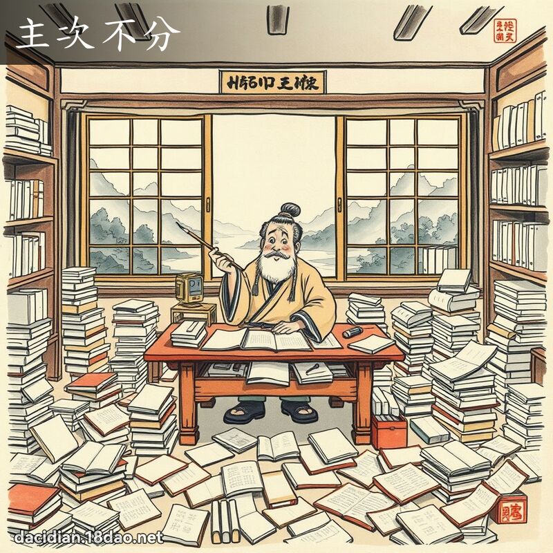 主次不分 配图
