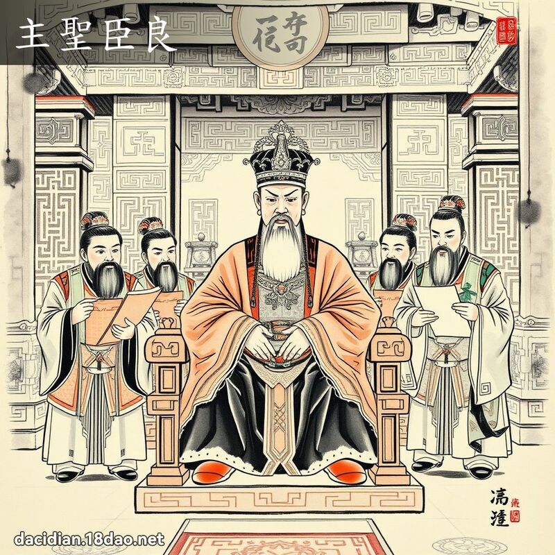主圣臣良 配图