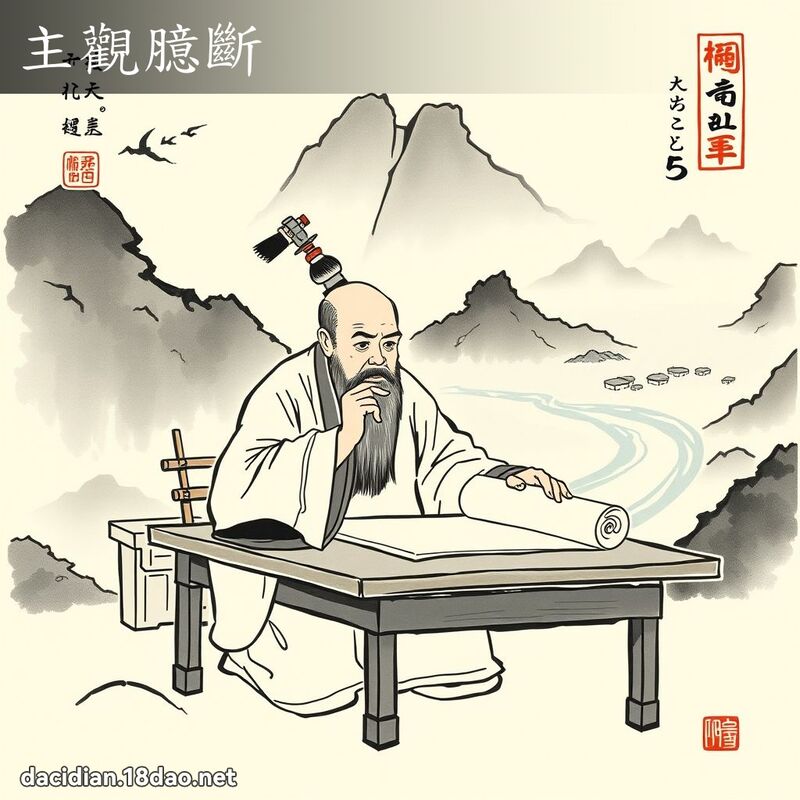 主观臆断 配图