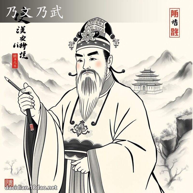 乃文乃武 配图