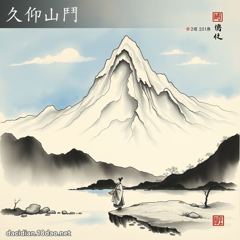 久仰山斗 配图