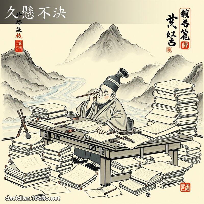 久悬不决 配图
