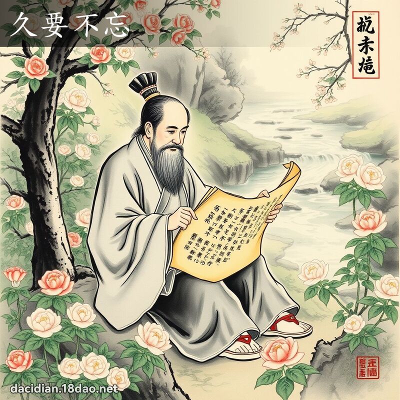 久要不忘 配图