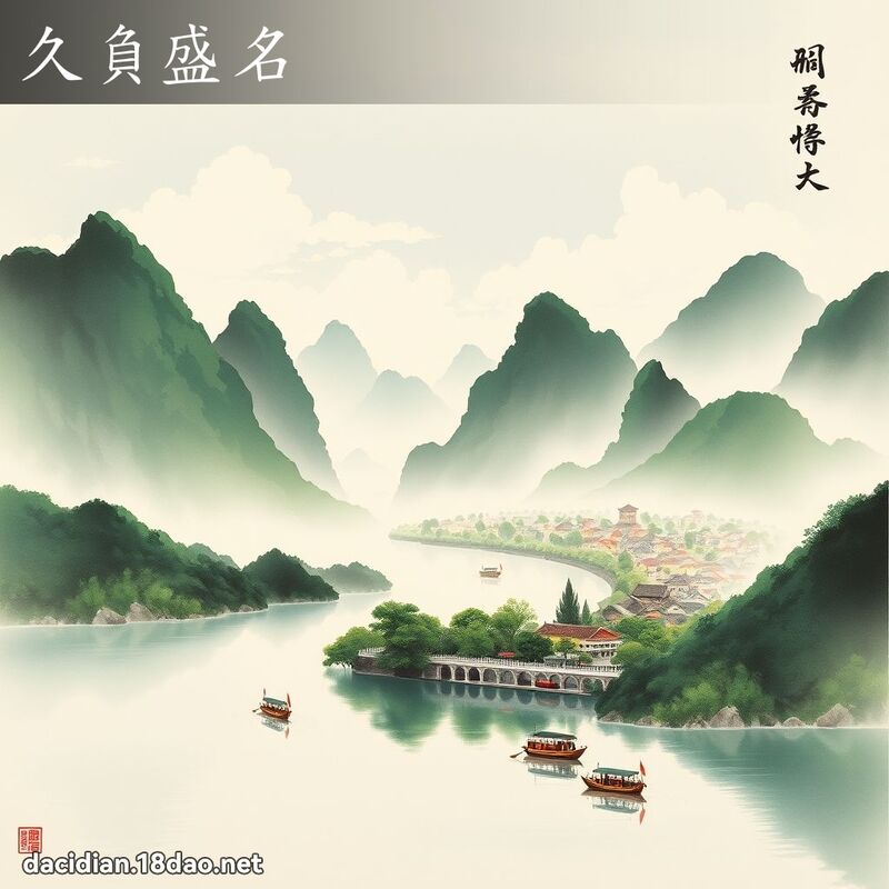 久负盛名 配图
