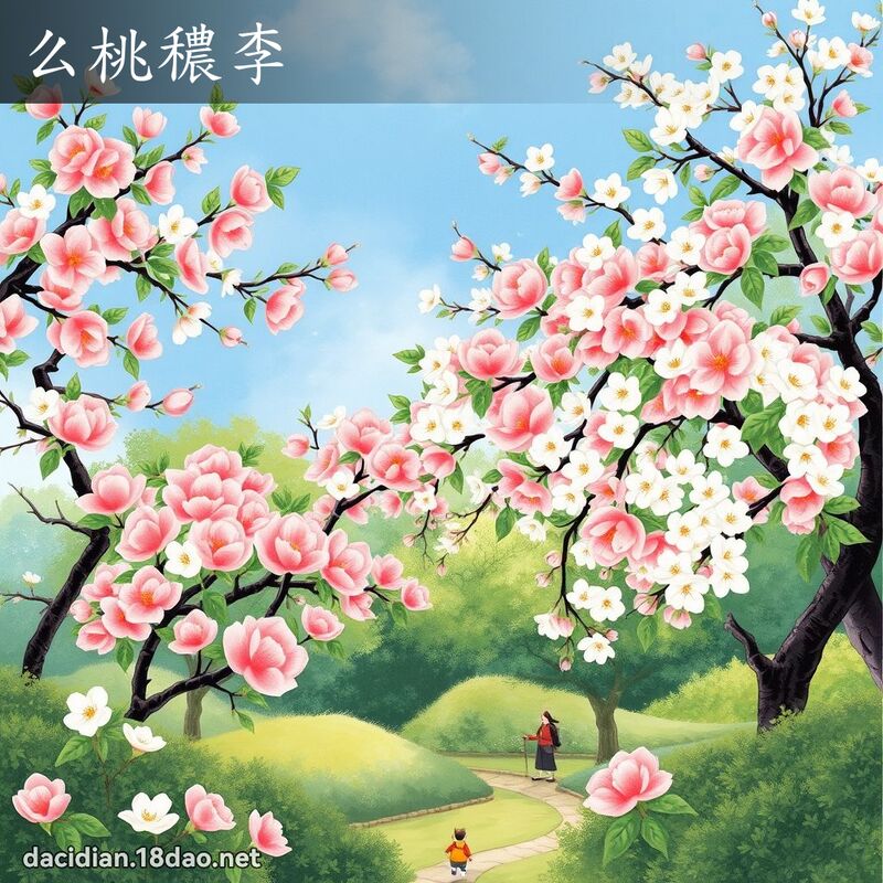 么桃穠李 配图