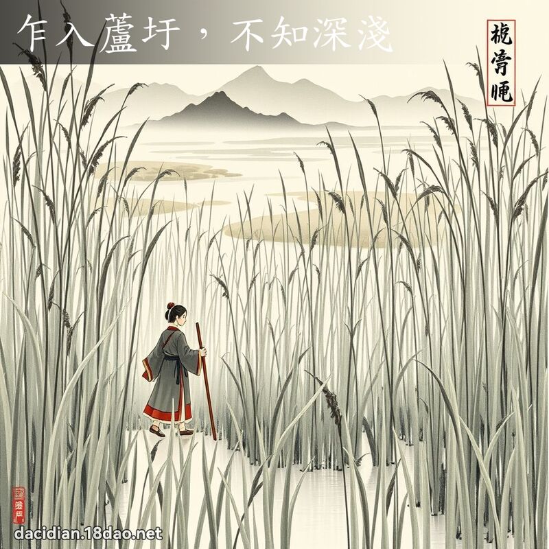 乍入芦圩,不知深浅 配图